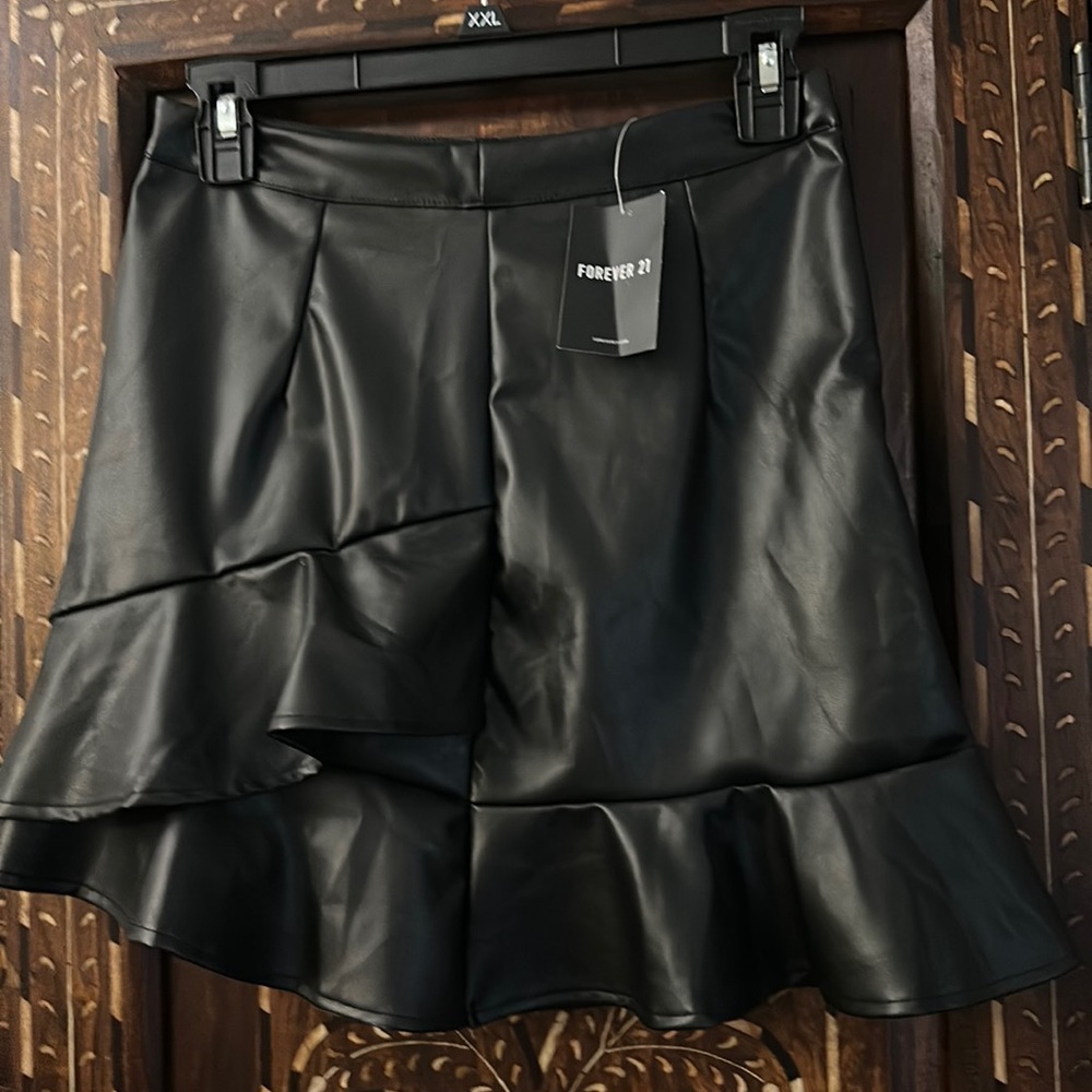 Pleather skirt